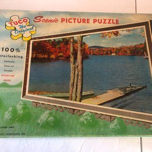 VINTAGE Tuco Loon Lake Puzzle #F37